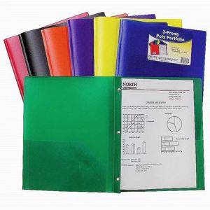 OFFICE Stationery Letter Size Poly Plastic Two Pockets Portfolio PP <strong>Files</strong> Holder <strong>Documents</strong> <strong>Folder</strong> With <strong>3</strong> Metal Prongs - Product Image 6