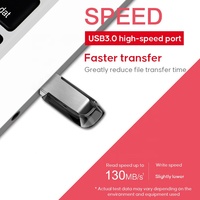 Flashdisk USB 2.0 3.0 Metal Custom LOGO Terbaru 2026, 1GB 2GB 4GB 8GB 16GB 32GB 64GB 128GB, Grosir