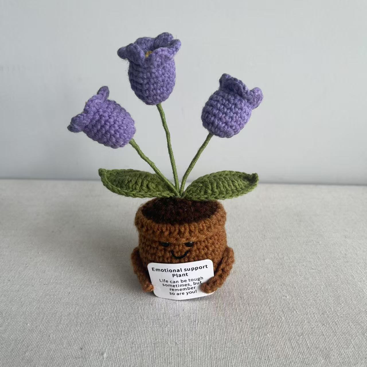 3 heads lily of the valley purple