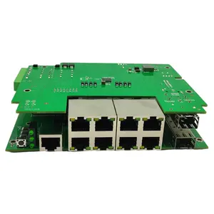 Conmutador industrial manejable L2 Conmutador PoE de 8 puertos 10/100/1000M Base-T con puerto de 2 puertos 100/1G Base-R(SFP)