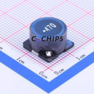 ตัวเหนี่ยวนำไฟฟ้าแบบ SMD รุ่น SMDRS1275-470N ขนาด 12.5x12.5 มม. (ค่าความเหนี่ยวนำ: 47uH) (ความแม่นยำ: 30%) กระแสไฟฟ้าที่กำหนด: 2.7A - Product Image 1