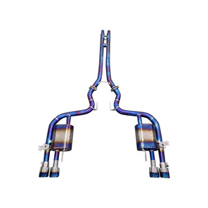 Échappement exceptionnel pour Ford <span class=keywords><strong>Mustang</strong></span> <span class=keywords><strong>GT</strong></span> 5.0L V8, système d'échappement Valvetronic, silencieux en titane, échappement sport à soupapes, épaisseur 1,2 mm, 2 - Product Image 1