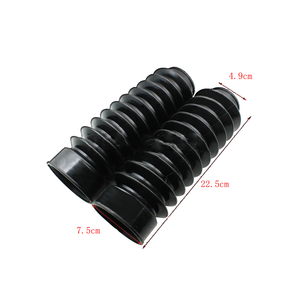 Protège-fourches avant de <span class=keywords><strong>moto</strong></span> 49 mm, protections en caoutchouc pour amortisseurs <span class=keywords><strong>Harley</strong></span> Dyna Street Fat Bob Super Glide - Product Image 5