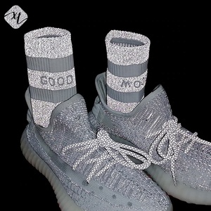 Công Nghệ Mới Chất Lượng Cao Tùy Chỉnh Chải Kỹ Bông Đêm Đi Xe Đạp Người Đàn Ông Thể Thao Phản Quang Vớ - Product Image 1