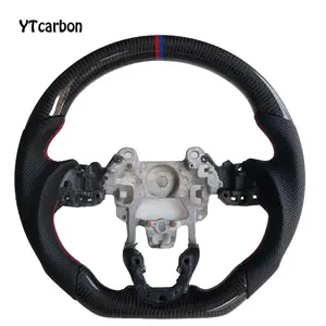 YTcarbon Real Carbon Fiber Steering Wheelfor Mazda 3 6 Axela CX3 CX5 automotive accessories Car Steering Wheel