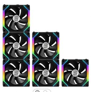 Ventilateur de boîtier LIAN LI UNI FAN SL140, 2B,2W,1B,1W, Kit de ventilateurs modulaires RGB pour boîtier PC, 12 cm 120 mm sans câble 5V ARGB - Product Image 3