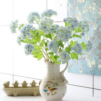 Rose artificielle BF-HG18 à 2 têtes, faite à la main, toucher réel, 67 cm de long, pour la décoration de la maison, Noël, rentrée scolaire