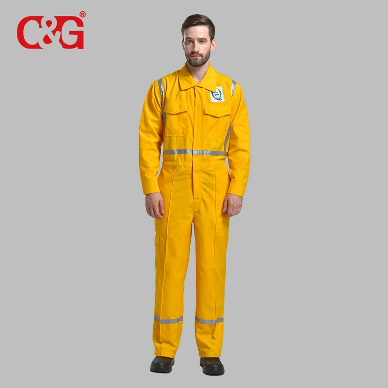 ELBECO FLAME RESISTANT NOMEX® LLL-A JUMPSUIT YELLOW 