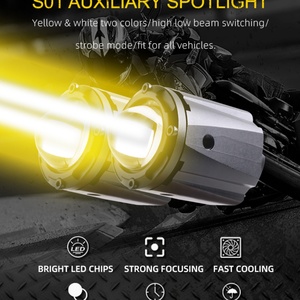 Sanvi OEM ODM Customized Automotive Led Headlight Bulbs Spotlight S01 High Low Beam Motorcycle LED Headlight Spotlight Work Lamp - Product Image 2