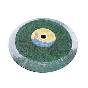 Disco de corte de resina verde Wei Hu de 400x32 mm para pulido de acero inoxidable, rueda abrasiva - Product Image 4