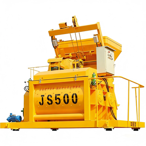 Js500 Zwangsmischer mit Doppelwelle für Beton und Zementmörtel im Baugewerbe - Product Image 1