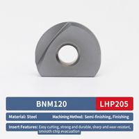 Твердосплавная токарная пластина BNM120 LHP205 с чип-брейкером для обработки стали на токарных станках с ЧПУ, для финишной и черновой обработки