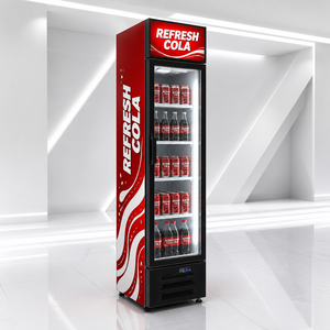 <span class=keywords><strong>Vitrine</strong></span> réfrigérée pour boissons, pour magasin de proximité, porte vitrée simple, refroidisseur de boissons - Product Image 6