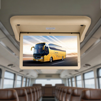 Écran de divertissement et publicitaire intelligent pour bus, pliable et inclinable, 18,5 pouces, pour toit de voiture, vente en gros d'usine OEM/ODM
