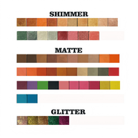 Palette de fards à paupières glamour à haute pigmentation, sans cruauté, virale sur TikTok
