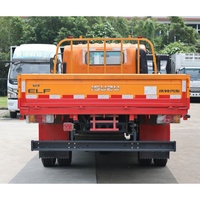 Truk Diesel Euro 5 Baru 700P 189HP 4X2 6m Single Cab Stake Body Cargo Truck dengan Kamera Belakang