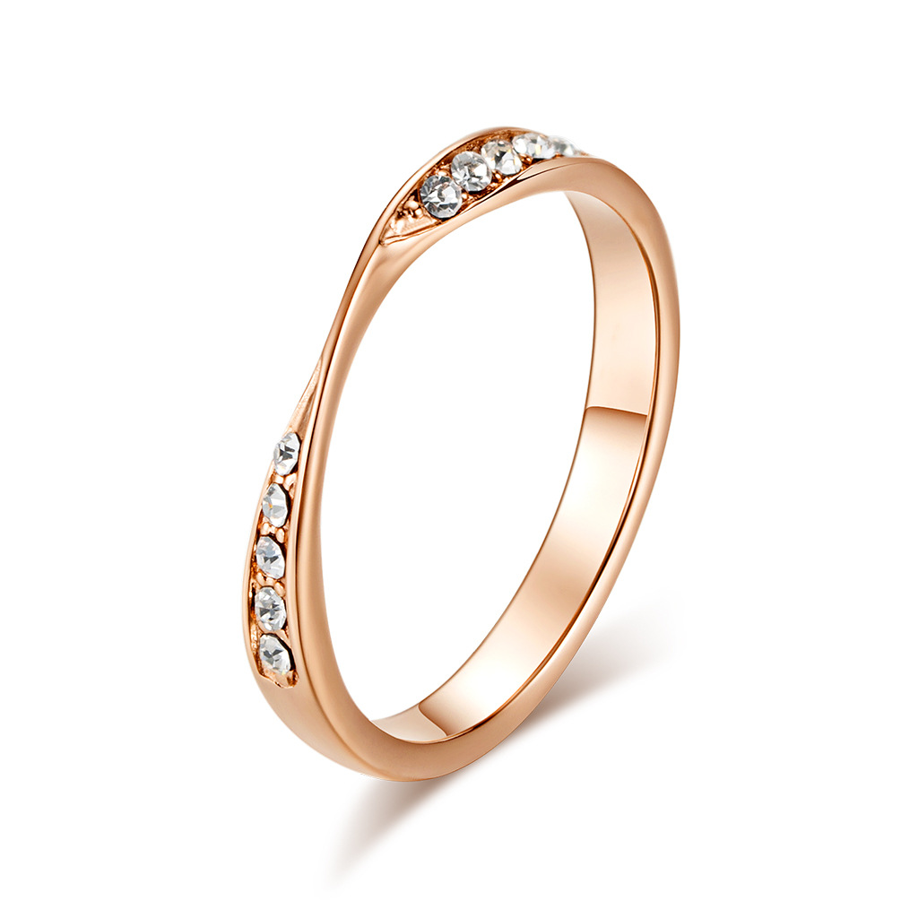 Oro rosa con diamantes