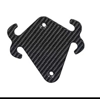Pièces de drone de haute qualité découpées par CNC, kit de cadre de drone personnalisé en fibre de carbone 3K mini