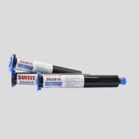 Colle liquide transparente à durcissement UV SUITIT3816 pour collage verre, métal, plastique, PMMA, ABS, PC – Haute performance pour la construction et l'emballage