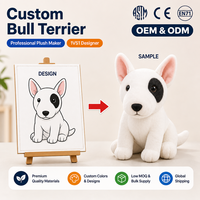 Fabrication OEM ODM : Développement de projets de jouets en peluche chien avec écharpe, production en gros, chiot en peluche personnalisé, réponse rapide B2B