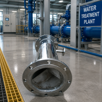 Mélangeur statique en acier inoxydable haute efficacité pour le traitement des eaux usées industrielles