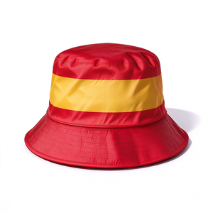 Chapeau de pêcheur avec drapeau national, en polyester et coton, protection UV, couvre-chef solaire pour la plage, les voyages et les sports - Product Image 2