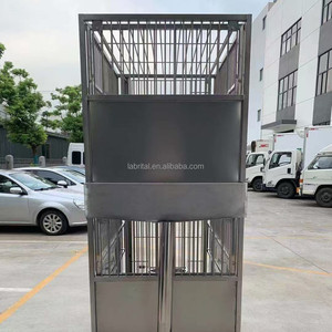 实验室用不锈钢双层猴笼进行动物实验 - Product Image 5