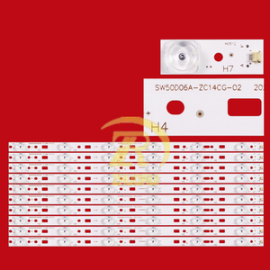 ZR-1277 Bandes de rétroéclairage LED à bas prix et de haute qualité <span class=keywords><strong>PPTV</strong></span> 50C2S K50 K50J pour SW50D06A-ZC14CG-02 303SW500031 7710-650000-D000 - Product Image 2