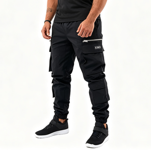 <span class=keywords><strong>Pantaloni</strong></span> Cargo Personalizzati all'Ingrosso, Joggers Cargo <span class=keywords><strong>Lunghi</strong></span>, <span class=keywords><strong>Pantaloni</strong></span> da Lavoro Outdoor Regolari per Uomo <span class=keywords><strong>con</strong></span> <span class=keywords><strong>Tasche</strong></span> <span class=keywords><strong>Laterali</strong></span> e Grandi <span class=keywords><strong>Tasche</strong></span> - Product Image 4