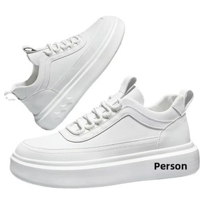 Zapatillas de Deporte Modernas para Hombre, Verano 2023, con Amortiguación de Impactos, Suela Gruesa de Malla, Zapatos Blancos Casuales - Product Image 4