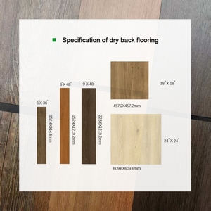 Plancher hybride en vinyle PVC recyclé noir et vert à clic LVT à bas prix, décoration intérieure, plancher en bois massif - Product Image 4