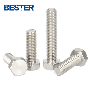 Inconel 617 602 UNS n06025 2.4633 hợp kim thép 625 690 718 một nửa đầy đủ chủ đề Hex bu lông và đai ốc - Product Image 4