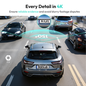 กล้องติดรถยนต์ Botslab HK40 Plus 4K หมุนได้ 360 องศา เลนส์คู่ มองเห็นในเวลากลางคืน พร้อม G-Sensor WiFi และระบบตรวจจับการจอด - Product Image 5