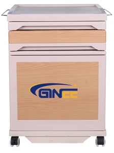 Ginee <span class=keywords><strong>Medical</strong></span> <span class=keywords><strong>Prix</strong></span> d'usine <span class=keywords><strong>Prix</strong></span> <span class=keywords><strong>de</strong></span> gros <span class=keywords><strong>Table</strong></span> <span class=keywords><strong>de</strong></span> <span class=keywords><strong>chevet</strong></span> avec tiroirs pour patients hospitalisés - Product Image 3
