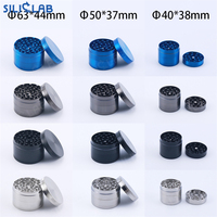 Personalisierter Logo Metallgrinder Rauchzubehör 4-Schicht-Kräutermühle Set Mahl- & Drehzubehör