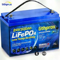 Peralatan Gudang Baterai Lithium Iron Phosphate LFP 24V 300Ah untuk Penanganan Material Desain Tahan Lama MSDS UN38.3 CE RoHS OEM