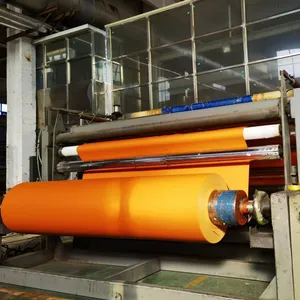 Jinlong PVC branda rulo ağır alev geciktirici vinil Tarps makine kapakları için kamyon kapak malzeme branda fabrika