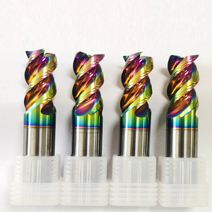 Dao phay thô hiệu suất cao 3F dùng cho nhôm, phay nhanh, chiều dài cắt ngắn, dao phay đầu cứng toàn phần bằng cacbua - Product Image 3