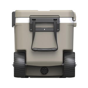 Kuer 70QT Lunch Insulated Blow Molded Plastic <b>Ice</b> Chest Trolley <b>Cooler</b> <b>Box</b> Outdoor With Wheels for Car Camping BM-A-70 Large Coo - Product Image 3