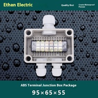 ESON ZH 95*65*55 Boîte de jonction étanche ABS extérieure IP66 Boîte de connexion de fil de borne Boîte de connexion scellée