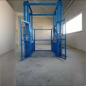 ลิฟต์ขนส่งสินค้าแบบรางคู่ 3 ชั้น 2 ชั้น สำหรับคลังสินค้า ลิฟต์ไฮดรอลิกสำหรับขนส่งสินค้าก่อสร้าง - Product Image 2