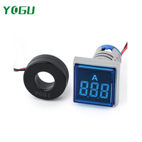 Voltmeter Digital YOGU Harga Pabrik 20-500V 22mm Indikator Mini LED Display Pengukur Tegangan