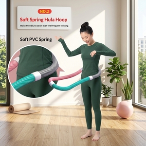 Aro de <span class=keywords><strong>Hula</strong></span> <span class=keywords><strong>Hoop</strong></span> de Espuma Desmontable con Luces, Personalizable de Fábrica, Moldeado por Soplado, Modelo <span class=keywords><strong>2022</strong></span> para Realce de Senos, Hermoso - Product Image 5