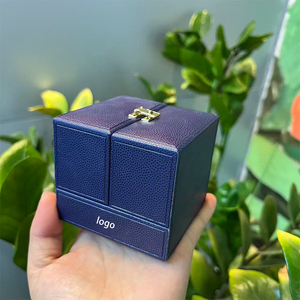 Factory Wholesale In Stock Custom Brand <b>Ring</b> <b>Box</b> With Luxury Packaging Bag & Paper <b>Box</b> For Women,Leather Double Door <b>Ring</b> <b>Box</b> - Product Image 6