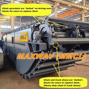 รถขุดสะเทินน้ำสะเทินบก ไฮดรอลิกแบบยืดหดได้ รุ่น MAX300PU-E ยี่ห้อ <span class=keywords><strong>MAXWAY</strong></span> น้ำหนัก 27-35 ตัน แรงลอยตัว 44 ตัน เครื่องยนต์ DOOSAN - Product Image 4