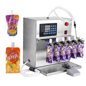 Machine de remplissage de sachets verticaux à tête unique pour lait concentré, ketchup, jus, sauces, liquides, pâte de tomate, aliments pour bébés - Product Image 2