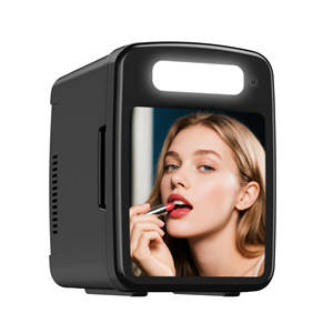 Beauty Fridge <b>Mini</b> Cosmetic <b>Cooler</b> 5L With Mirror 12V 220V Portable For Car Home Makeup Storage - Product Image 4