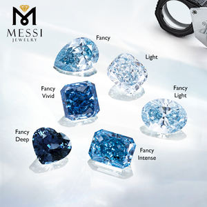 Messi Jewelry IGI Certificate HPHT CVD Fancy Color Fancy Shape Lab Grown Diamond Radiant <b>Cushion</b> Princess Pear Lab Diamond - Product Image 4