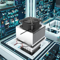 Refroidisseur thermoélectrique 24VDC efficace, refroidisseur d'air Peltier avec capacité de refroidissement de 250W, en alliage d'aluminium