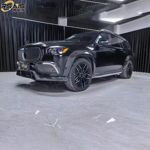 Per Mercedes Benz X167 Maybach mangls450 in fibra di carbonio paraurti anteriori posteriori passaruota diffusore posteriore <span class=keywords><strong>Spoiler</strong></span> accessori per auto - Product Image 4